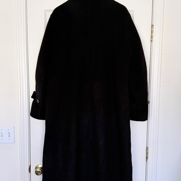 COS Black Wool Rounded Coat - Picture 5 of 8